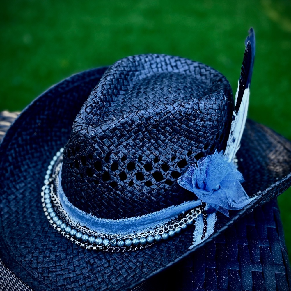 Cowboy straw hat